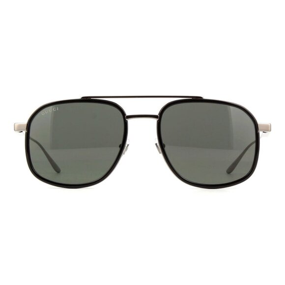 New GUCCI Silver Aviator GG1310S 001 Sunglasses Women - Picture 2 of 3